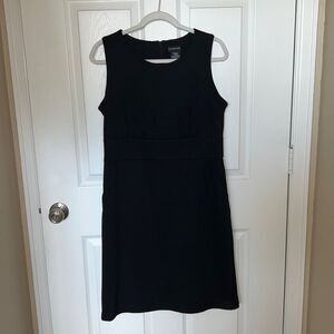 George Classic Black Sleeveless Midi Dress